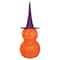 30" Pop Up Lighted Tinsel Stacked Jack-O-Lanterns Halloween Decoration